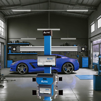 Máquina de Alineación de Ruedas Digital Profesional de Alta Precisión AUTEC 3D para Taller de Reparación de Automóviles con Cambiador de Neumáticos