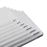 Feuille de plastique PP résistante aux produits chimiques 15x1220x2440mm