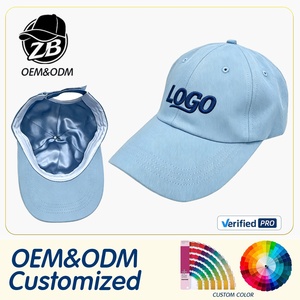 Gorra de béisbol personalizada de sarga sin estructura con forro de satén, de algodón lavado, ajustable, estilo vintage, para proteger el cabello (Dad Hat) - Product Image 1