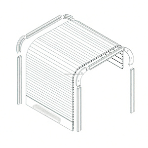 Puerta <span class=keywords><strong>enrollable</strong></span> para RV, persiana <span class=keywords><strong>enrollable</strong></span> para caravana, puerta corredera para armario de cocina para autocaravana - Product Image 2