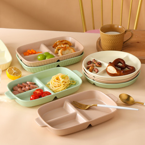 Plato de cerámica <span class=keywords><strong>con</strong></span> 3 compartimentos para <span class=keywords><strong>cena</strong></span>, - Product Image 3