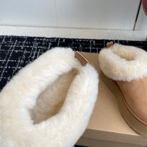 Botas de Nieve de Invierno de Alta Calidad, Transpirables, Unisex, con Forro de Piel, Parte Superior de Piel de Oveja, Plataforma de Moda - Product Image 5