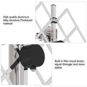 Antena de TV para Exteriores de Alta Potencia a Precio de Fábrica, Antena Digital HDTV, Antena Aérea Full HD, 470-862MHz, Ganancia de 3dB, Montaje en Poste - Product Image 2