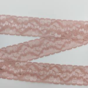 Bande élastique en dentelle à motif floral, logo, sous-vêtements, haute qualité, personnalisée, 44 mm, sangle en nylon jacquard, antidérapante, vêtement - Product Image 3