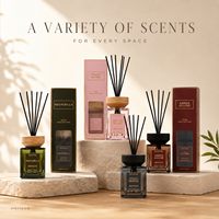 Diffuseur de parfum d'ambiance grande capacité 500ml 1000ml avec bâtonnets en rotin, emballage personnalisé, bouteille de parfum sur mesure, marque privée, OEM