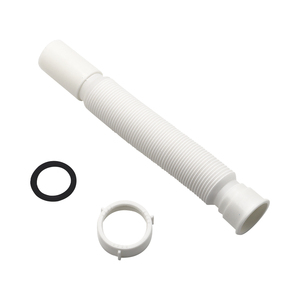 Manguera <span class=keywords><strong>Flexible</strong></span> de Drenaje de Plástico, Color Blanco, PP Blanco, <span class=keywords><strong>40</strong></span>/50 mm, <span class=keywords><strong>Tubo</strong></span> de Expansión para Ducha - Product Image 3