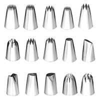 304 XXL Grands embouts de douille multi-formes 8FT pour pâtisserie, soudure sans soudure, certifiés BSCI/SEDEX, robustes, outil de décoration de gâteaux