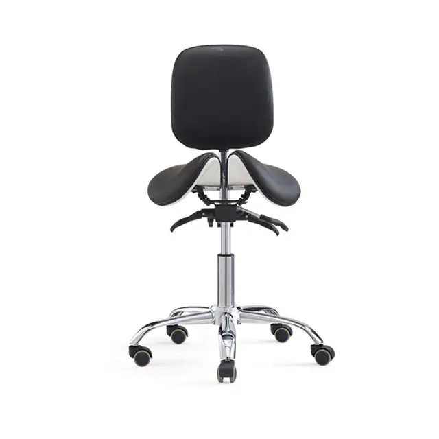 Ergonomische Split Zadel Seat Kruk Bureaustoel Met Zachte Bekleding