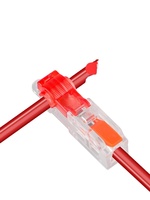 Connecteur de câble électrique BNC universel transparent pour automobile, bornier à levier rapide, IP20 32A, Nouveau
