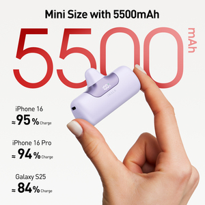 Iwwalk อัลตร้าขนาดกะทัดรัด5500มิลลิแอมป์3โหมดชาร์จแบตสำรองพกพาสะดวกชาร์จโทรศัพท์พกพาได้พกพาได้ทุกวัน - Product Image 4