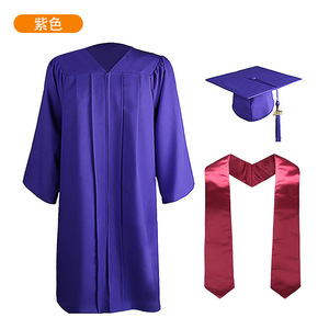 Gran oferta, logotipo personalizado, ropa profesional para adultos, conjunto de vestido de gorra de graduación de <span class=keywords><strong>soltero</strong></span> académico mate, uniforme escolar - Product Image 5