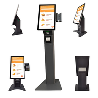 Terminal de Kiosco Personalizable con Pantalla Única, Sistema POS Todo en Uno con Impresora de Recibos Integrada para Centros Comerciales y Hoteles