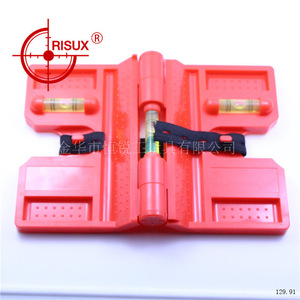Nivel plegable RISUX con burbuja de nivelación para medir tuberías y ángulos - Product Image 1