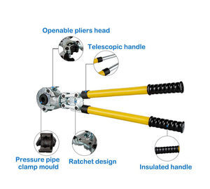 ท่อทองแดงแบบอัดแรงดัน & เครื่องมือจีบแบบ PEX-Elkhart Conex Viega Propress <span class=keywords><strong>Nibco</strong></span> Propres - Product Image 2