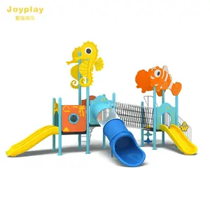 YY-PE28 Design An Outdoor Kids Play Equipment Popular Outdoor Playground Amusement Park HDPE Plastic Slide