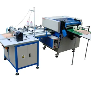 Alta velocidade automática Central Threading E Outward Folding Machine Para Notebook Making