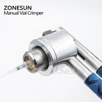 ZONESUN 13 15 20mm Outil de sertissage manuel en acier inoxydable pour flacons de parfum, flacons pulvérisateurs, outil de sertissage manuel pour le scellement