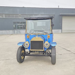 Vente en gros usine – Meilleur prix – Voiture électrique rétro personnalisée bleue, berline classique pour le tourisme et les voyages - Product Image 3