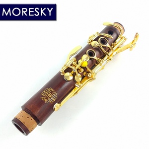 Clarinete MORESKY de 17 llaves en Do, de madera de palisandro y mopa, con llaves doradas, modelo MC683 - Product Image 5