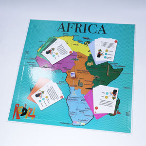 하이 퀄리티 사용자 정의 1CM 두께 보드 게임 카드 놀이 공장 인쇄 디자인 플라스틱과 종이로 구성 - Product Image 4