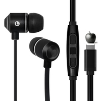 Écouteurs filaires HiFi Miccell en gros, 3,5 mm/Type-C, intra-auriculaires avec microphone, pour les amateurs de musique et les iPhones