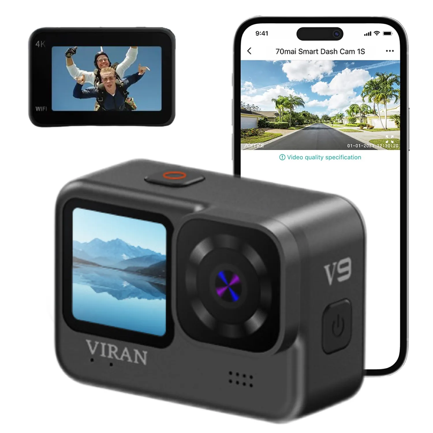 Small video camera for vlogging