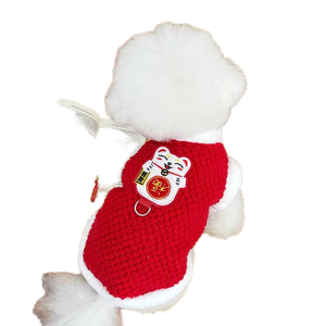 <span class=keywords><strong>Ropa</strong></span> de Invierno para Gatos, Abrigo de Felpa con Diseño de Piña para el Año Nuevo, Tejido de Felpa para Ragdoll y British Shorthair, Resistente al Viento, Cálido para Mascotas Árticas - Product Image 1