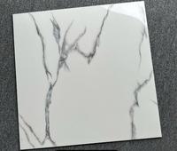 Carrelage en porcelaine polie de la série Luxury Stone, aspect marbre, 600x600 mm, pour sol de salon