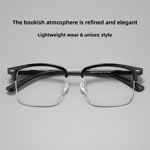 Lunettes de vue vintage rétro style preppy <span class=keywords><strong>pour</strong></span> femmes, montures à verres correcteurs, grandes tailles, montures de lunettes <span class=keywords><strong>pour</strong></span> geeks, vente en gros disponible - Product Image 3