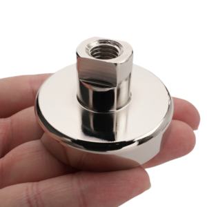 <span class=keywords><strong>Base</strong></span> Magnética de Neodimio <span class=keywords><strong>con</strong></span> Rosca Interna de 48 mm, Personalizada, <span class=keywords><strong>con</strong></span> Pernos de Fijación - Product Image 5