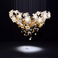 Lustres sur mesure de grande taille, modernes et luxueux, pour salon, hôtel, loft, villa, hall, escalier, lampe suspendue