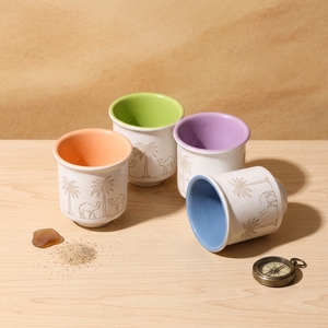 Bicchieri di macaron personalizzati macaron glassa maculata tazza da tè caffè personalizzabile tazza di cawa arabica <span class=keywords><strong>senza</strong></span> <span class=keywords><strong>manico</strong></span> - Product Image 3