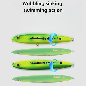 เหยื่อปลอมทรงดินสอ SNEDA แบบถ่วงน้ำหนักด้วยทังสเตน ตีไกลพิเศษ พร้อมระบบสั่นสะเทือน สำหรับตกปลาแบสและปลาชะโดขนาดใหญ่ - Product Image 2