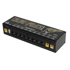 Fuente de Alimentación para Pedal de Efectos de Guitarra Caline CP-04, 10 Salidas Aisladas de 9V/12V/18V, Protección Contra Cortocircuitos/Sobrecorriente con Adaptador - Product Image 1