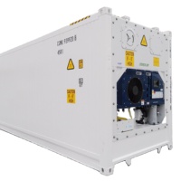 Conteneur de stockage à froid mobile de conteneur de congélateur de réfrigération commerciale de 20ft 40ft de rendement élevé pour la nourriture