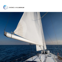 Mât de bateau en aluminium sur mesure, profilé haute résistance pour voilier, avec services d'extrusion CNC