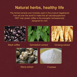 Café noir instantané à l'extrait de <span class=keywords><strong>maca</strong></span> biologique <span class=keywords><strong>pour</strong></span> hommes, complément alimentaire à base de plantes sain avec épi de <span class=keywords><strong>maca</strong></span>, ginseng, <span class=keywords><strong>maca</strong></span>-man X Power Coffee - Product Image 5
