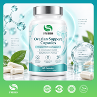 Capsules de soutien ovarien avancé, formule d'équilibre hormonal pour femmes, capsules de soutien ovarien en marque privée, usine de capsules de soutien ovarien
