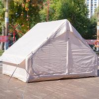Tente de camping gonflable de 6.3 ㎡ Structure de colonne d'air en tissu Oxford imperméable à l'eau Installation rapide Abri extérieur portable