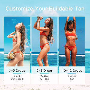 Gouttes de bronzage sans soleil Gouttes autobronzantes Gouttes d'huile de bronzage pour le corps de marque privée - Product Image 5