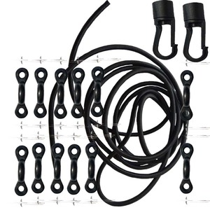 Juego de ganchos para cuerdas, cuerda elástica de PVC de 3M con ganchos con ojo para flotar en el agua, entretenimiento, lagos, ríos, uso al aire libre - Product Image 5