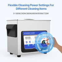 Nettoyeur à ultrasons de laboratoire personnalisé 10L, puissance réglable, nettoyeur à ultrasons numérique pour verrerie, instruments chirurgicaux, pièces PCB, pièces CNC