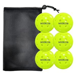 Échantillon gratuit 6 pièces Sac en filet pour pickleball Approuvé par l'USAPA Prix de gros personnalisé Pickleball coloré pour jeu en plein air Pickleball en plastique - Product Image 1