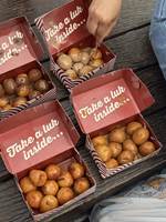 Conteneur à emporter recyclable en papier kraft, emballage pour hot-dogs, saucisses, hamburgers, plateau pour hot-dogs, boîte en papier pour la restauration rapide