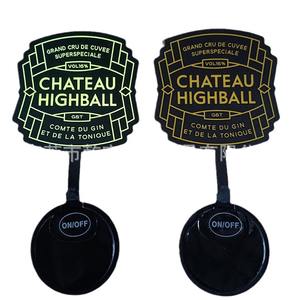 Longstar ของขวัญที่รองแก้ว LED 7สีวัสดุ PET สติกเกอร์ติดกาวสำหรับขวดแชมเปญไฟขวด - Product Image 6