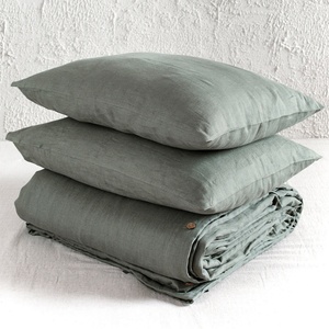 Hotel Wholesale Twin <b>King</b> Linen Duvet Cover Bedding Set French Luxury Flax Pillowcase Bed <b>Sheet</b> Linen Bedding for Bedroom - Product Image 1