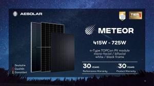 แผงโซลาร์เซลล์ <span class=keywords><strong>AE</strong></span> <span class=keywords><strong>Solar</strong></span> 435W สีดำล้วน - แบบ N-TYPE TOPCon 108 เซลล์แบบ Half-Cut โมโนเฟเชียล กระจกเดี่ยว พร้อมแผ่นหลังสีขาว - Product Image 5