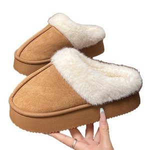 Pantofole da <span class=keywords><strong>Donna</strong></span> alla Moda, Antiscivolo, Calde, con Suola Spessa, Comode per Uso Domestico - Product Image 6