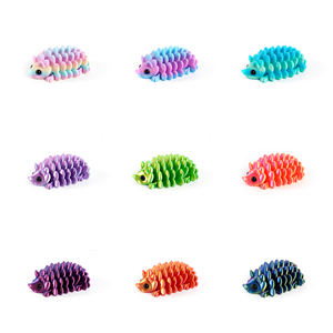 Vashine 3D imprimé nouvelle tendance Coloful matériaux écologiques enfants hérisson Joint mobile PLA créativité jouets décoration - Product Image 5