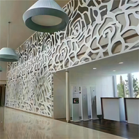 Panneau de clôture extérieur en aluminium moderne de luxe, personnalisable, en métal découpé au laser, nouveau design, pour l'intimité